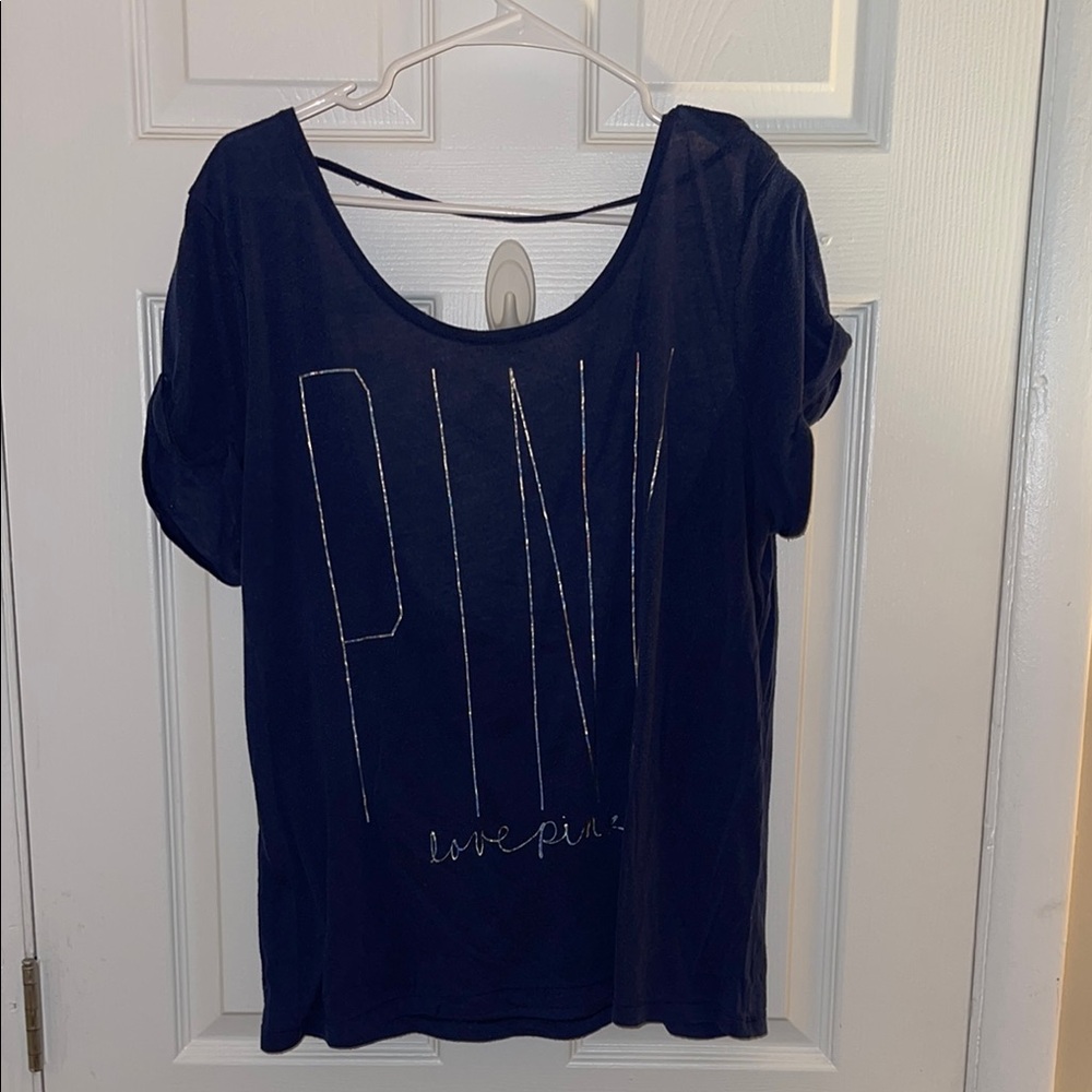 Love PINK Open Back Shirt